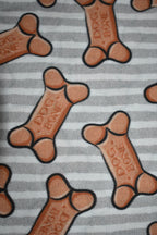 Dog Bone Stripes Bandana