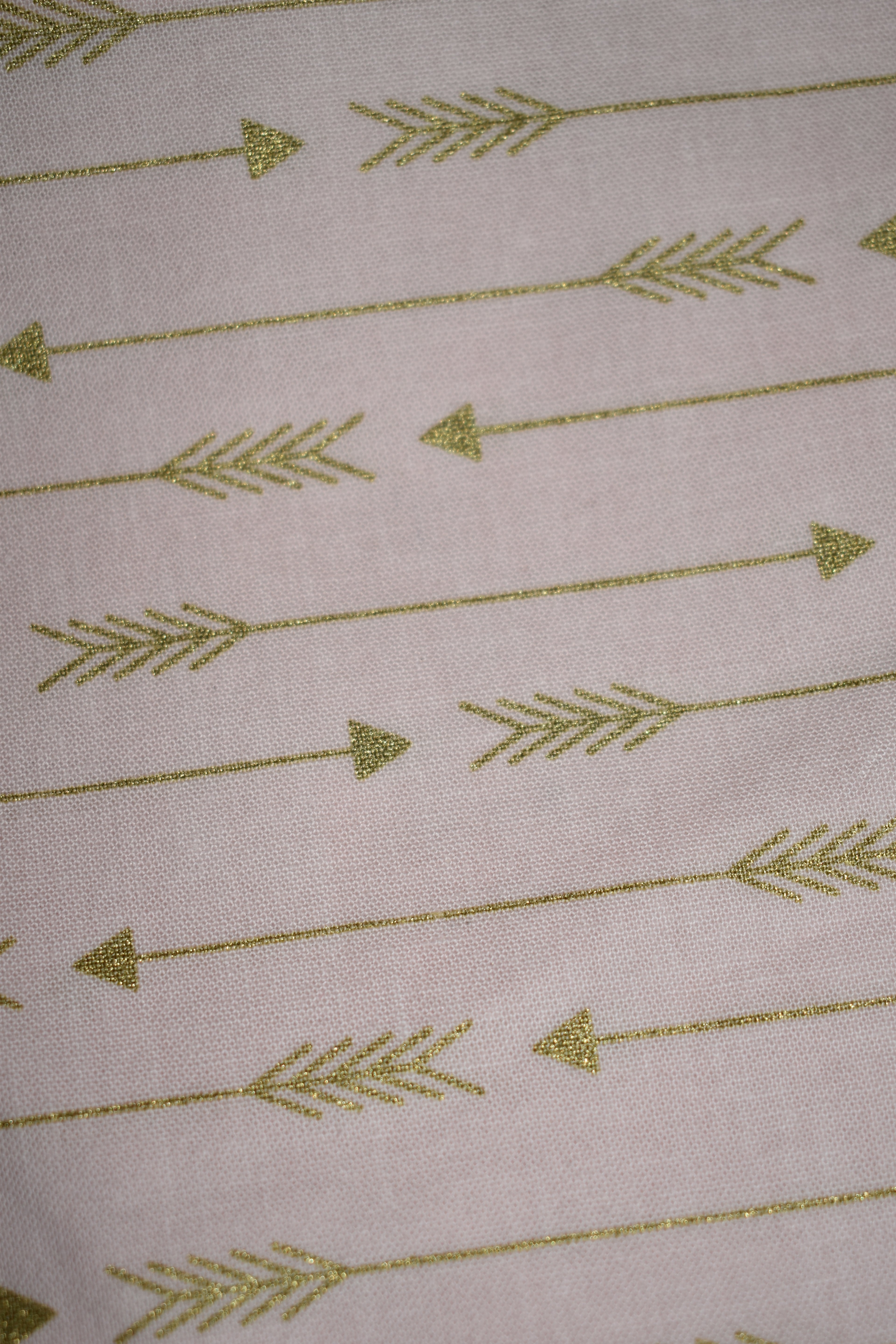 Pink & Gold Arrows Bandana