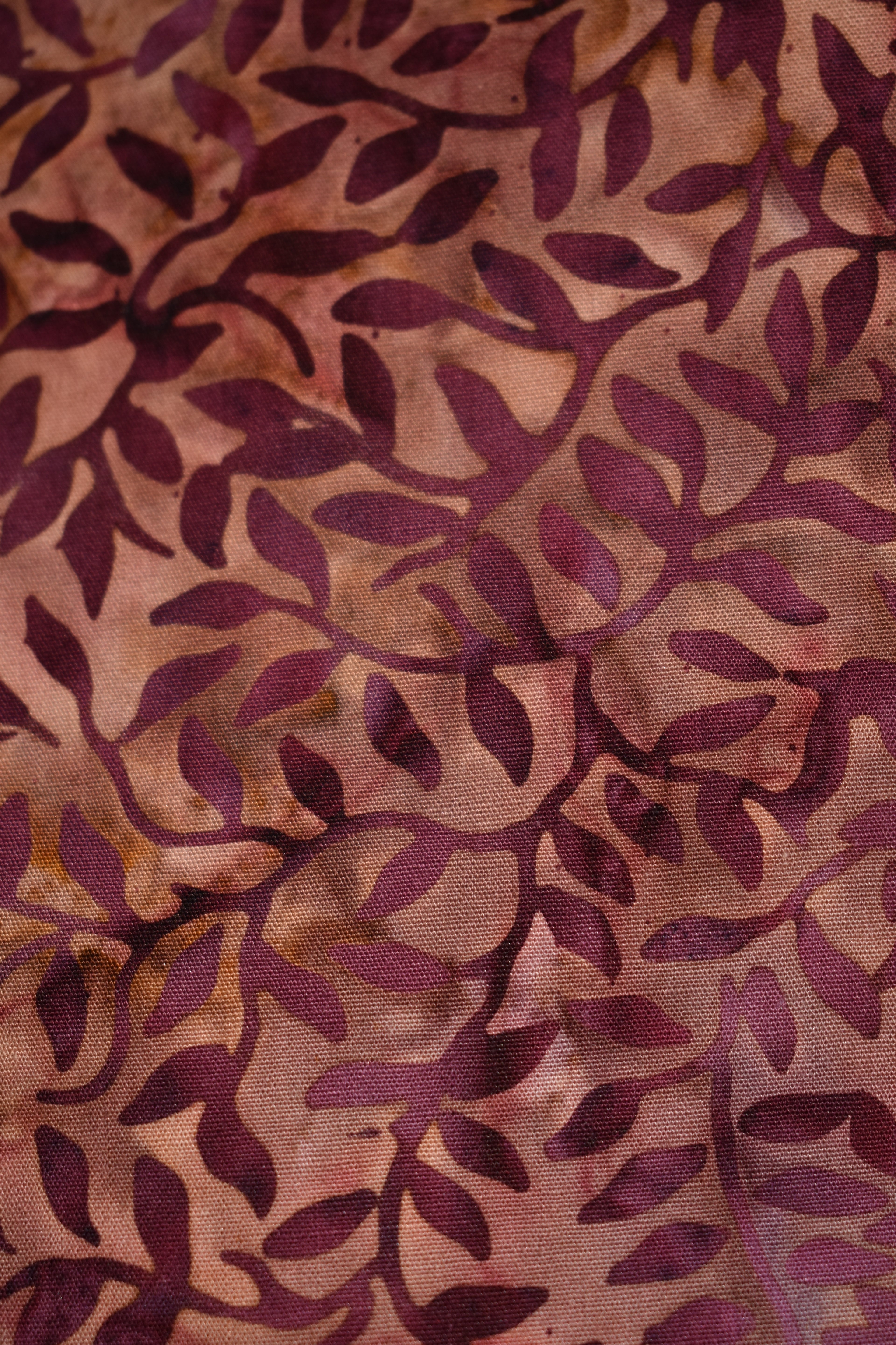 Purple Leaf Stems Bandana
