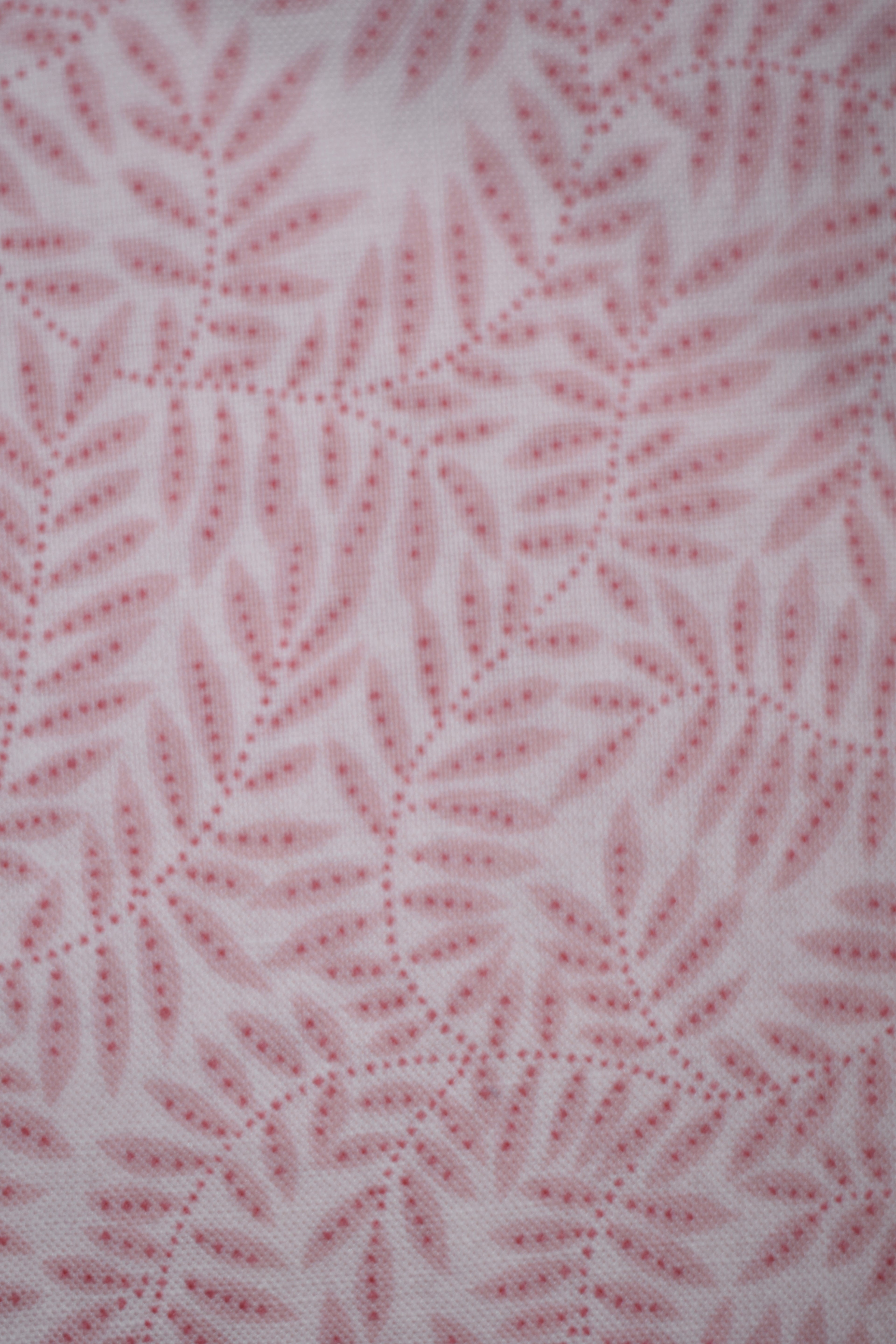 Pink Palm Leaves Bandana