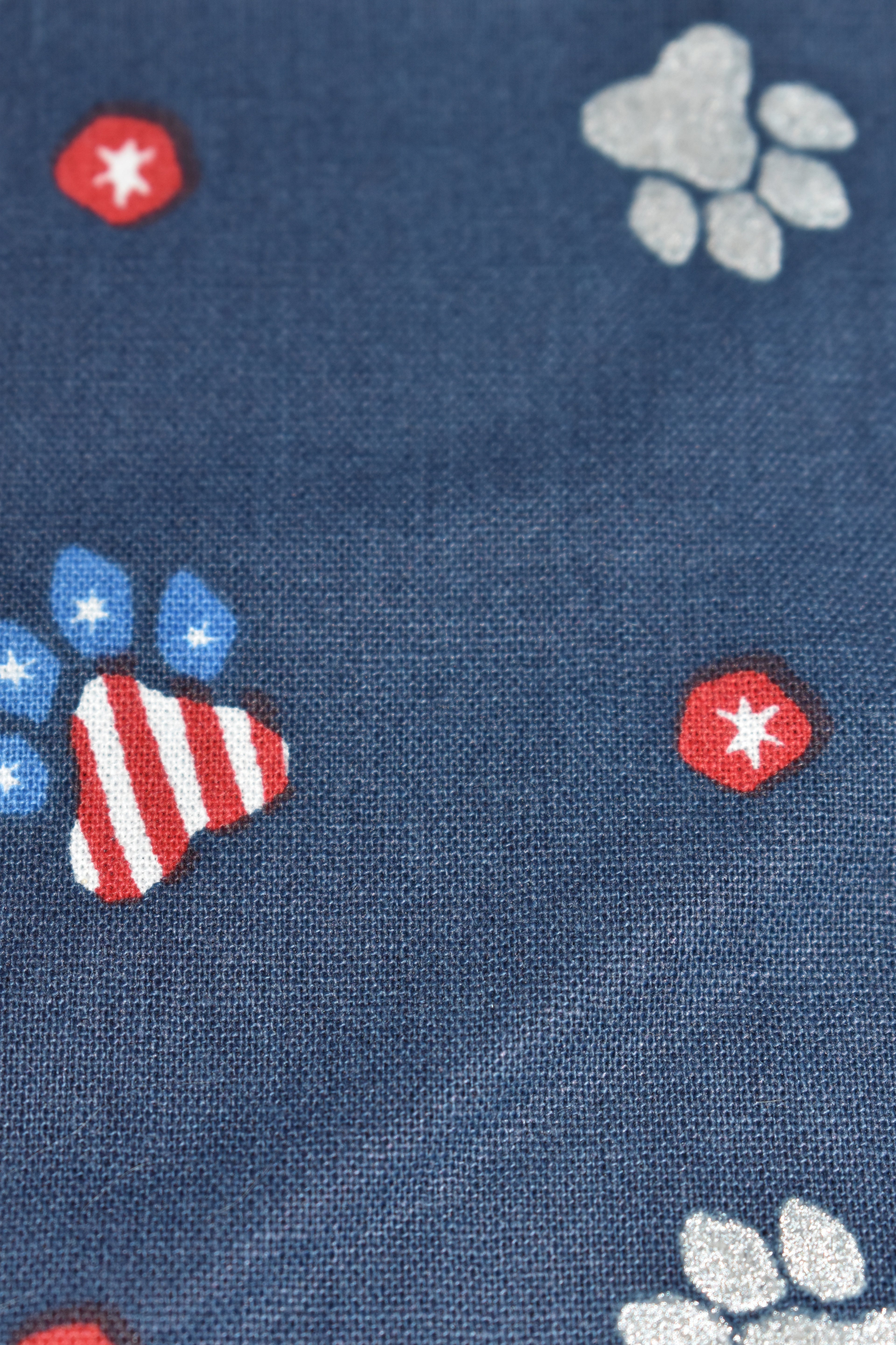 Patriotic Paw Prints Bandana