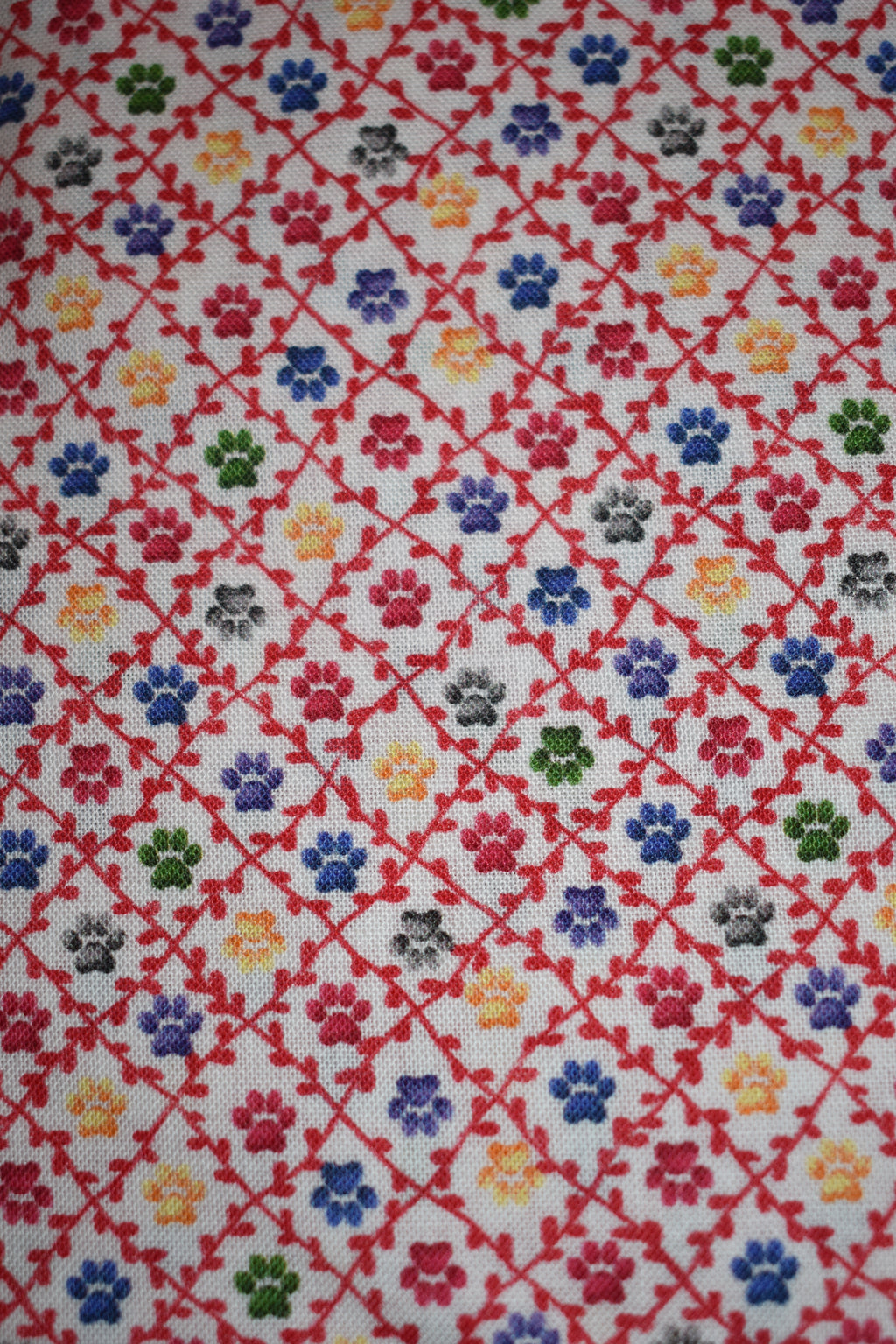 Rainbow Paw Prints Bandana