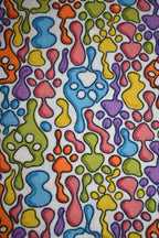 Lava Lamp Paw Prints Bandana
