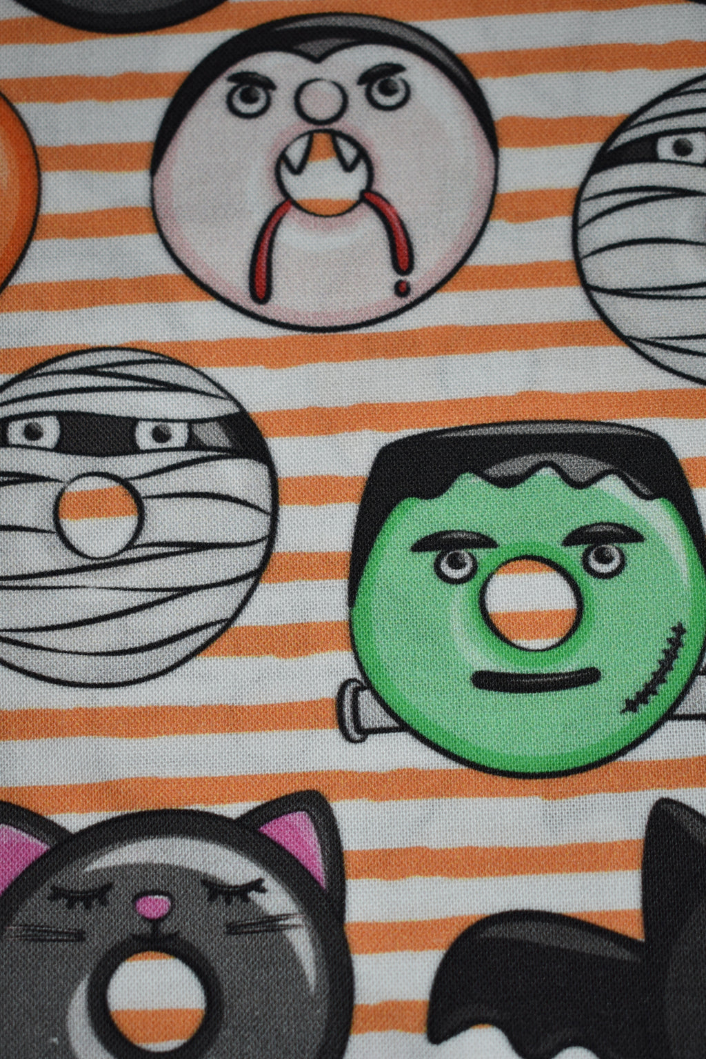 Halloween Stripe Donuts Bandana