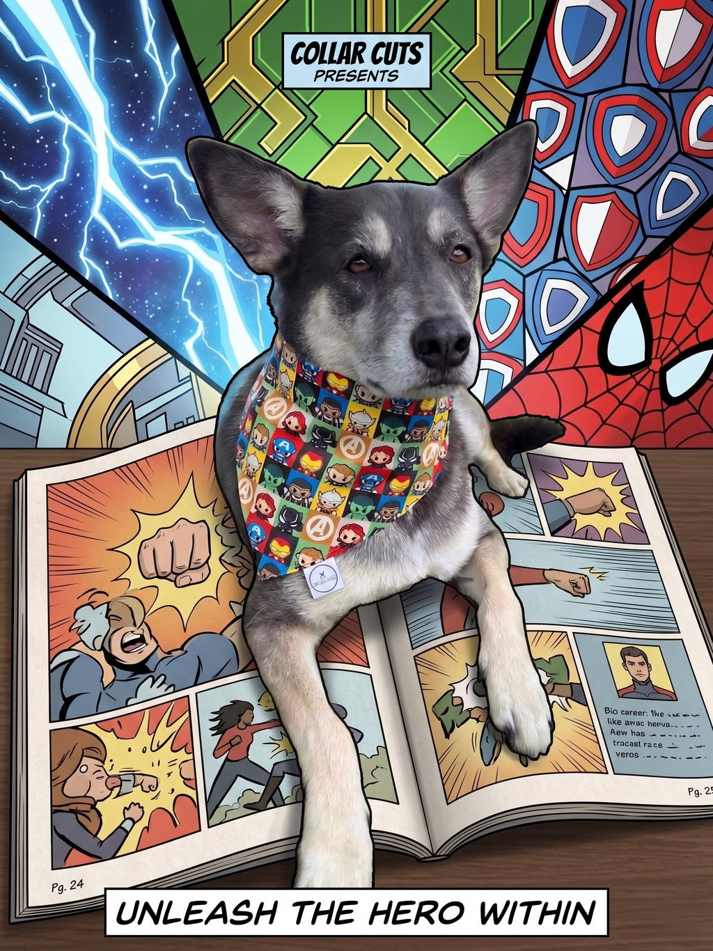 Kawaii Mini Hero's Bandana