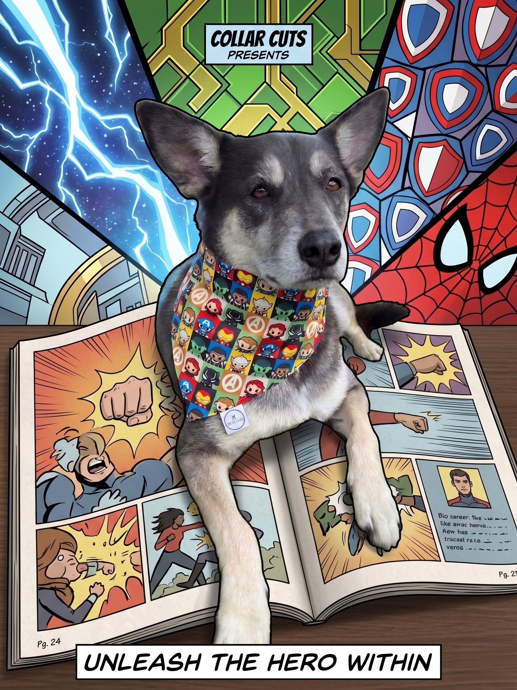 Kawaii Mini Hero's Bandana