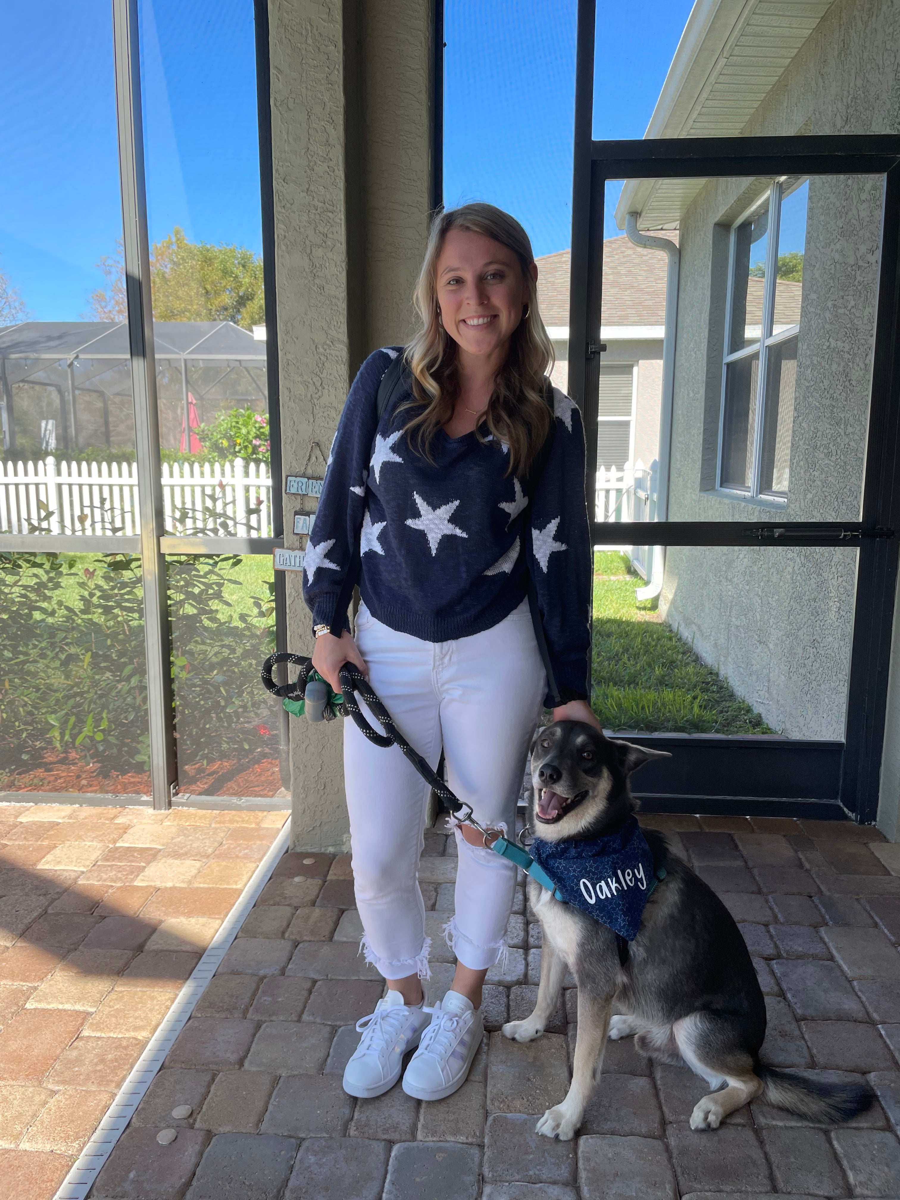 Navy Stars Bandana