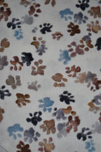 Neutral Paw Prints Bandana