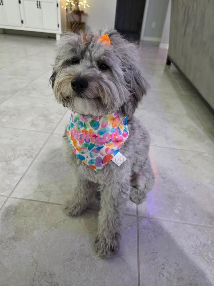 Watercolor Petals Bandana