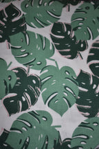 Green Monstera Leaves Bandana