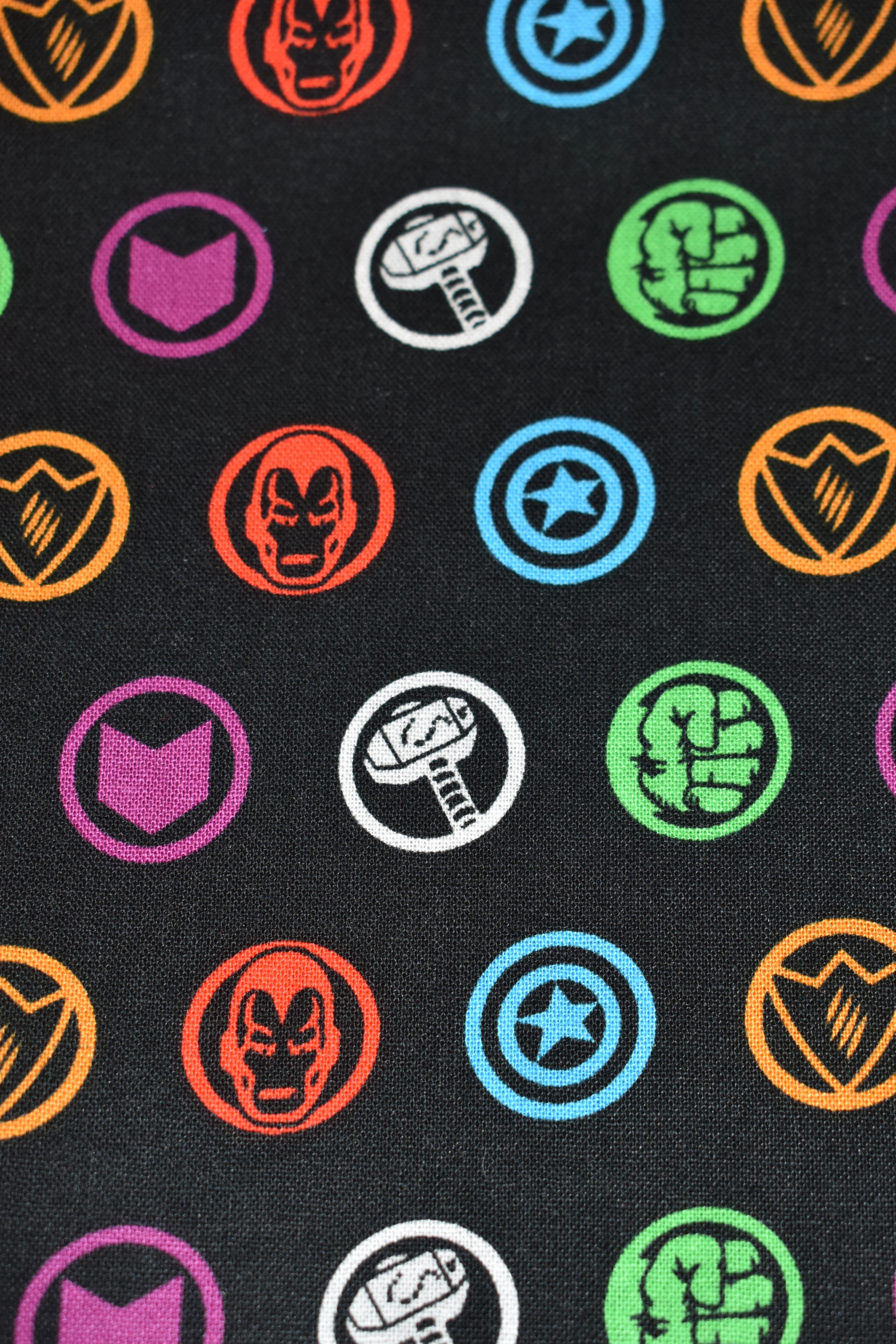 Neon Hero Logos Bandana