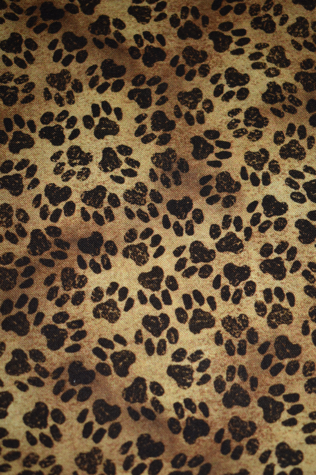 Cheetah Paw Prints Bandana