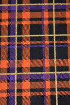 Halloween Glitter Plaid Bandana