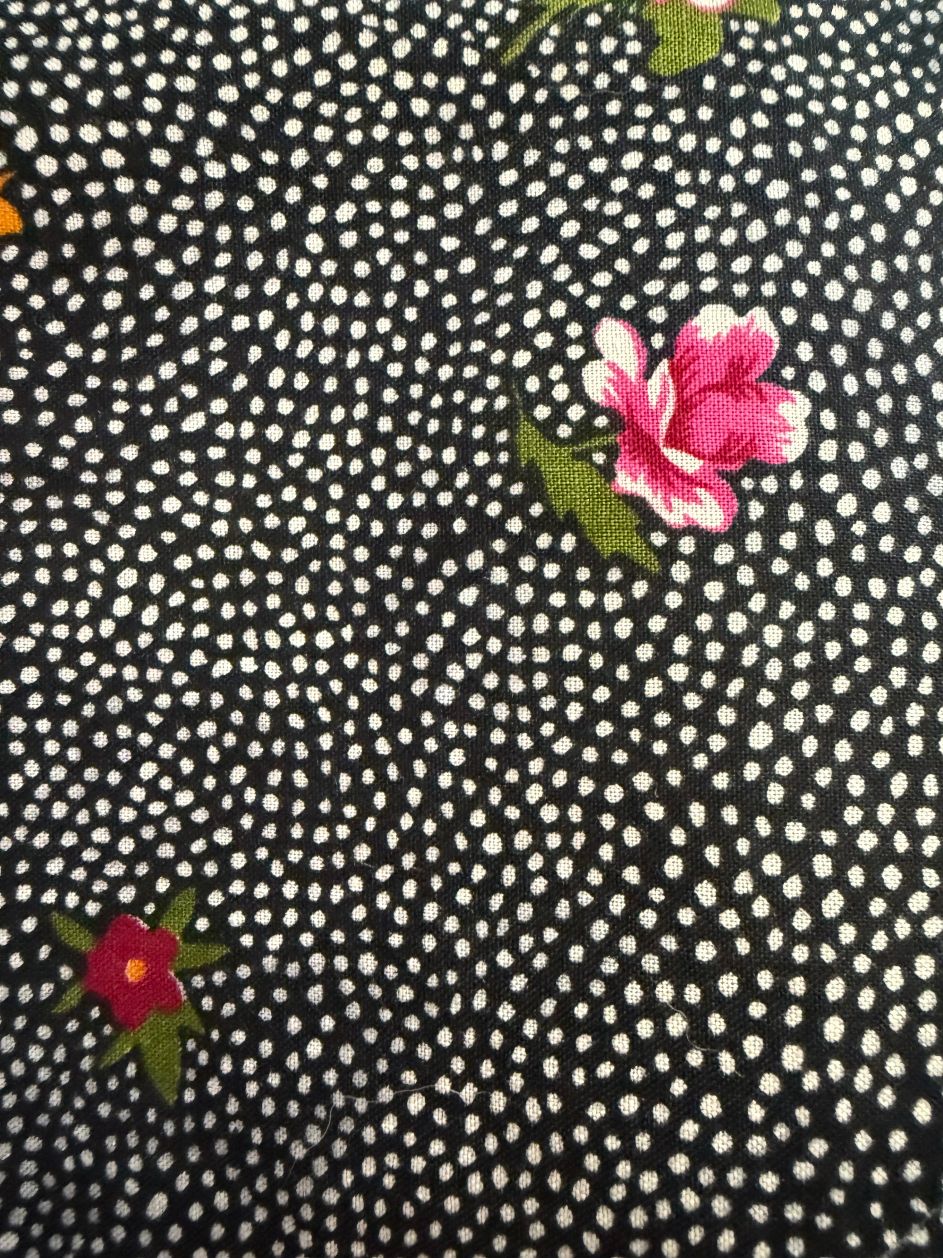 Polka Dot Florals Bandana