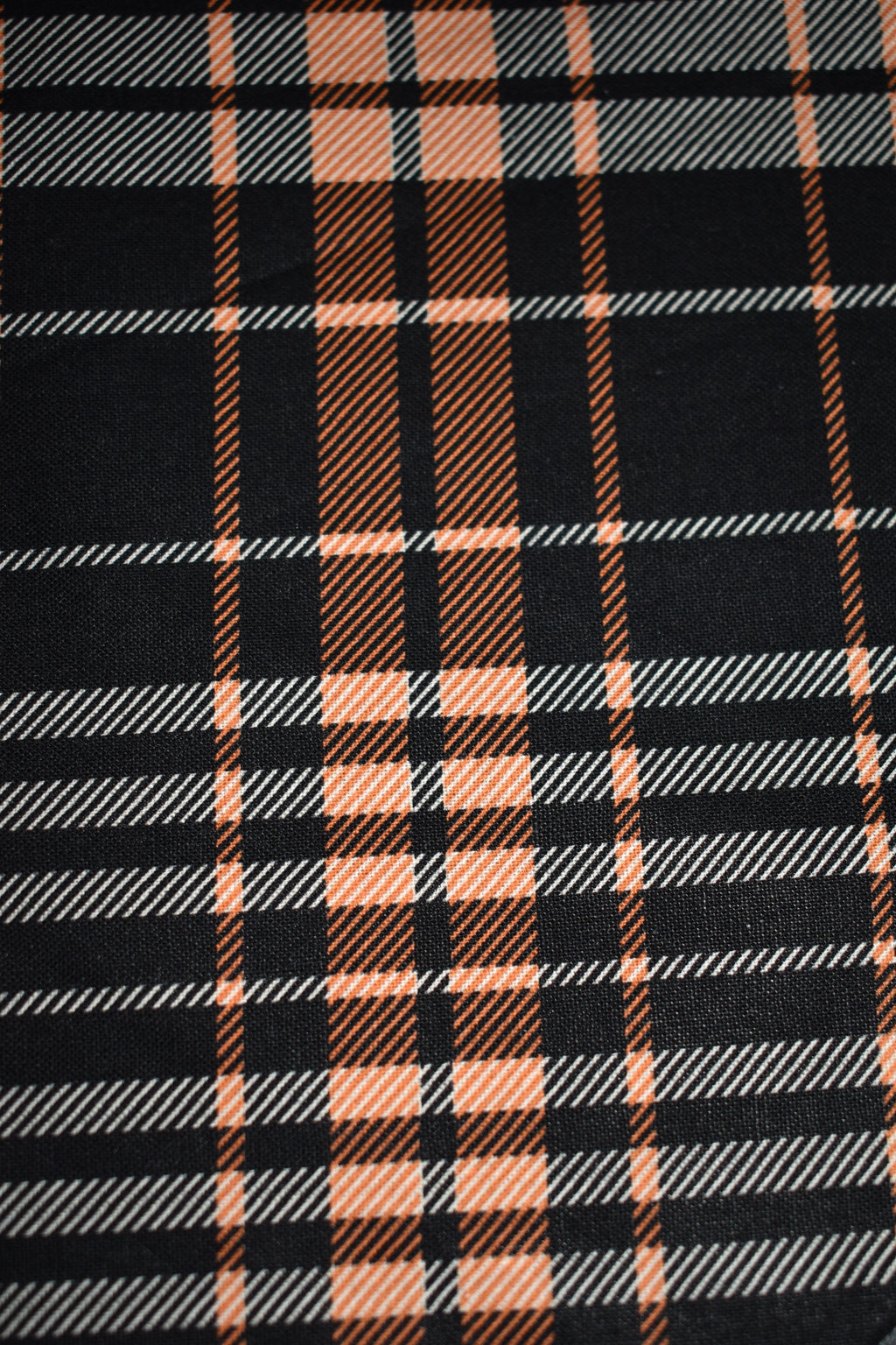 Halloween Buffalo Plaid Bandana