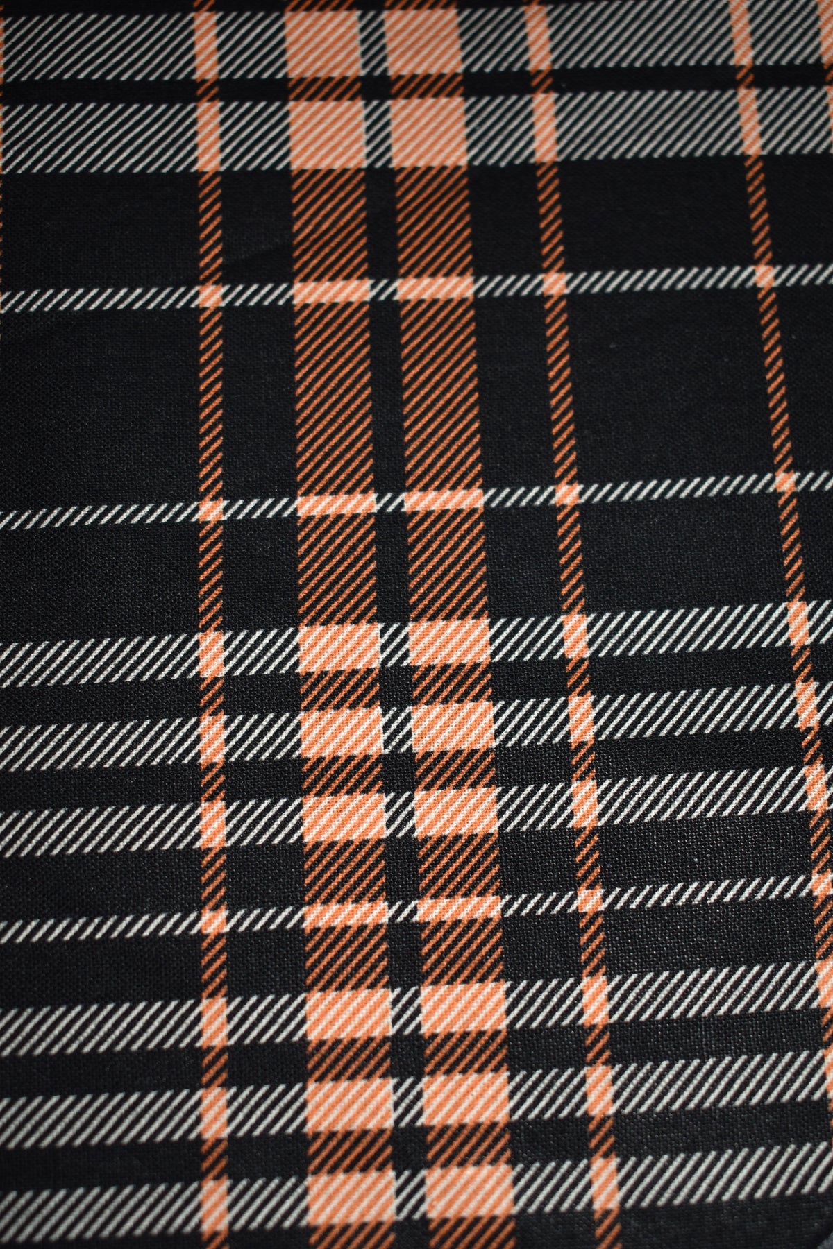 Halloween Buffalo Plaid Bandana