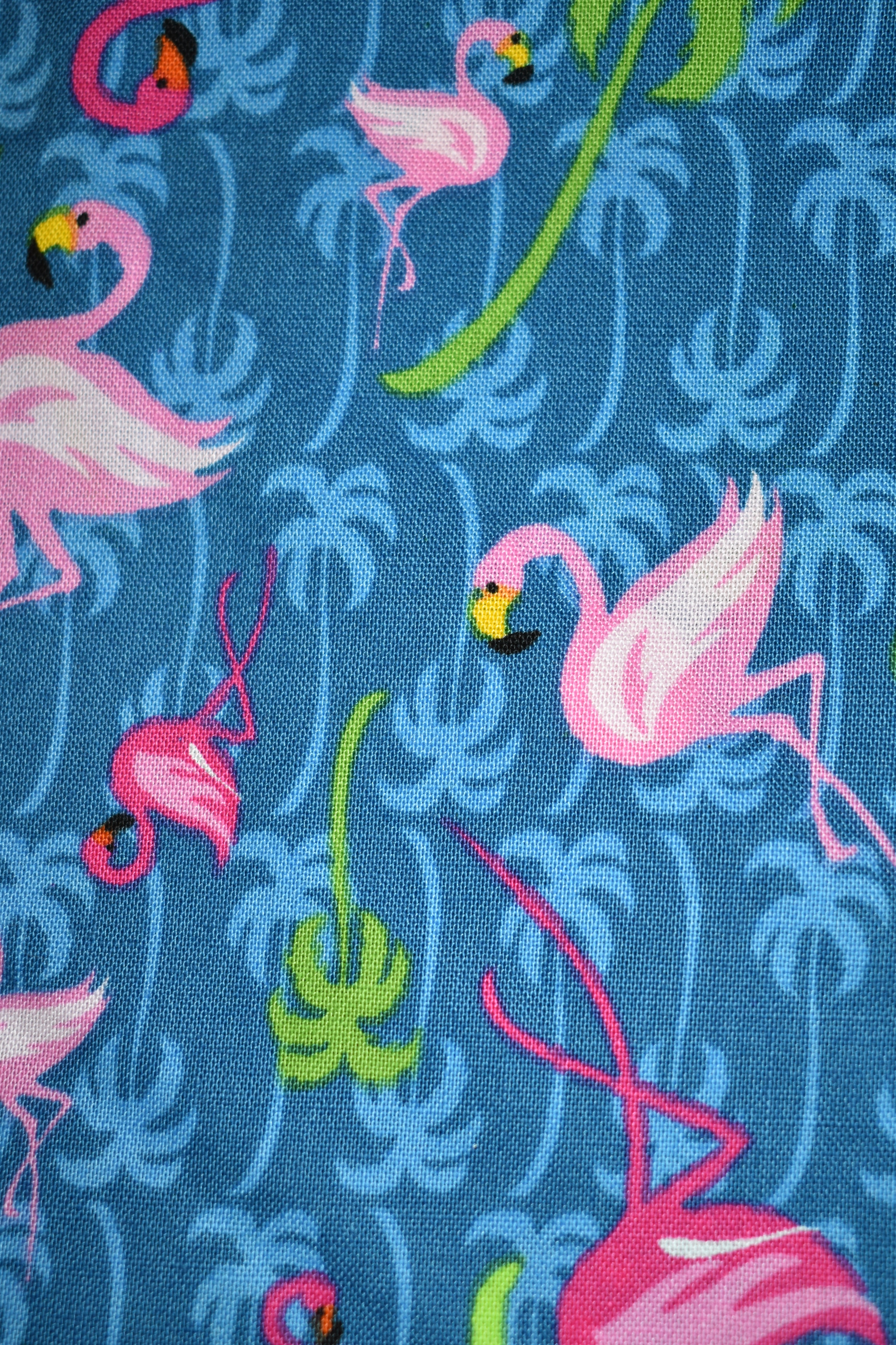 Palm Tree Flamingos Bandana