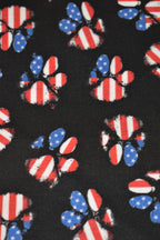 Paw Print Flag Bandana
