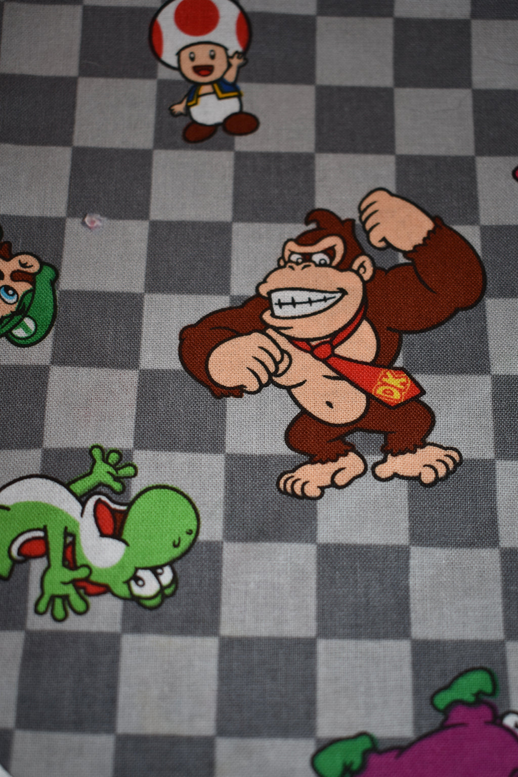 Checkerboard Super Pup Bros Bandana